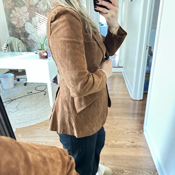 Leather Suede Blazer/Jacket - Picture 8 of 8